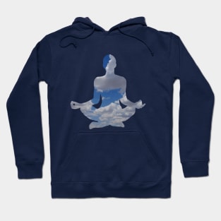 Yoga Meditation in the Clouds Hoodie